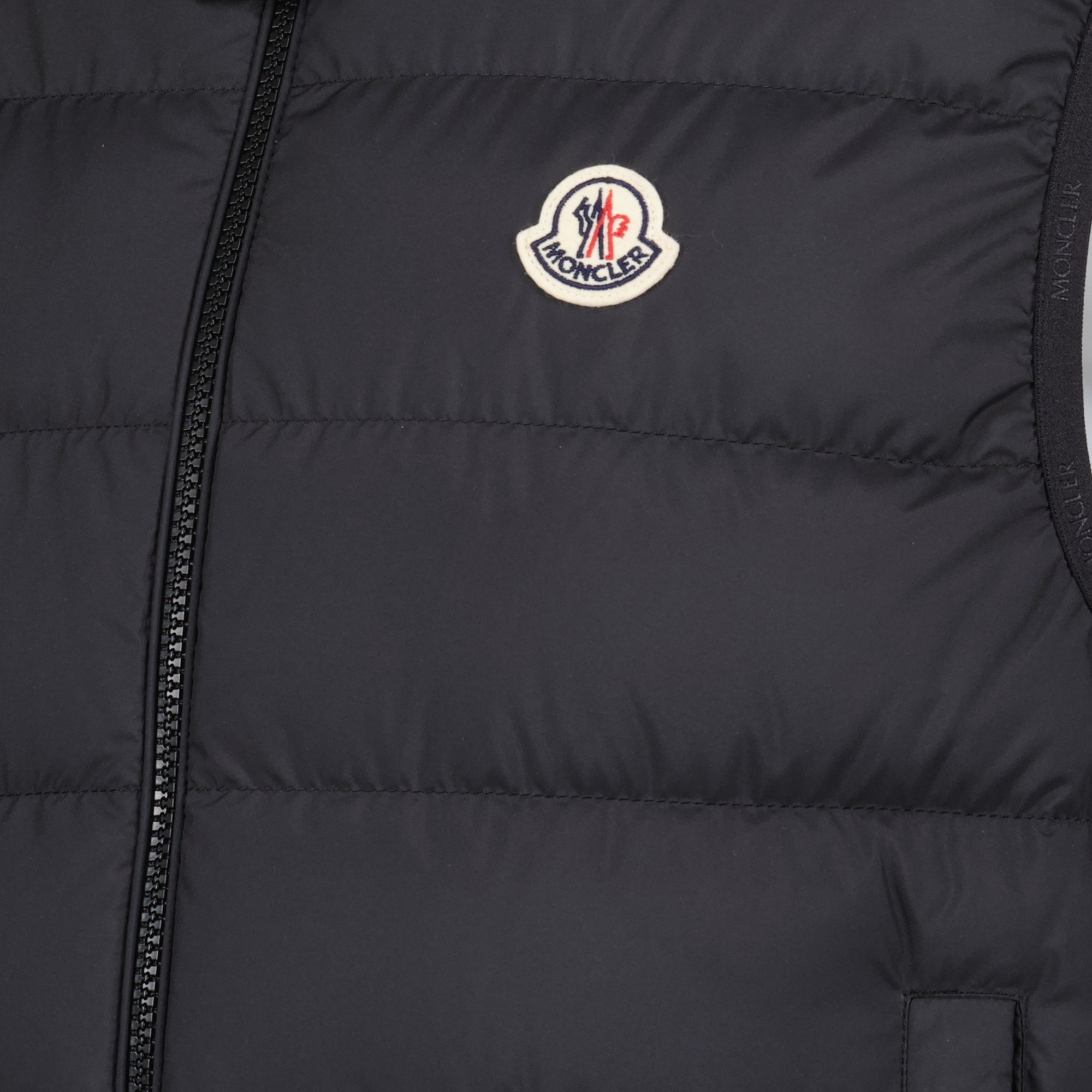 Vestes Doudoune sans manches Contrin noir Moncler Noir Homme