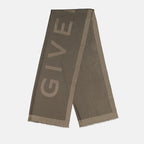 Écharpes, foulards et gants Foulard 4G Givenchy Marron Unisexe