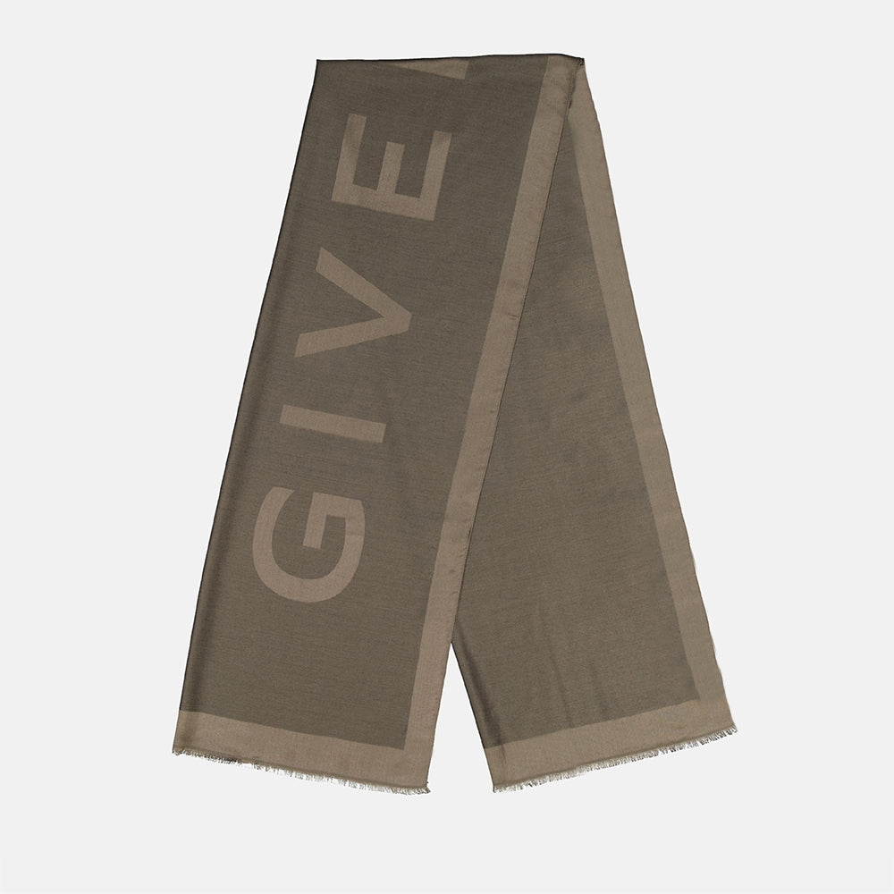 Écharpes, foulards et gants Foulard 4G Givenchy Marron Unisexe