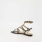 Chaussures ouvertes Sandales Rockstud Valentino Garavani Noir Femme