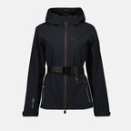 Manteaux Veste imperméable Fex Moncler Grenoble Noir Femme