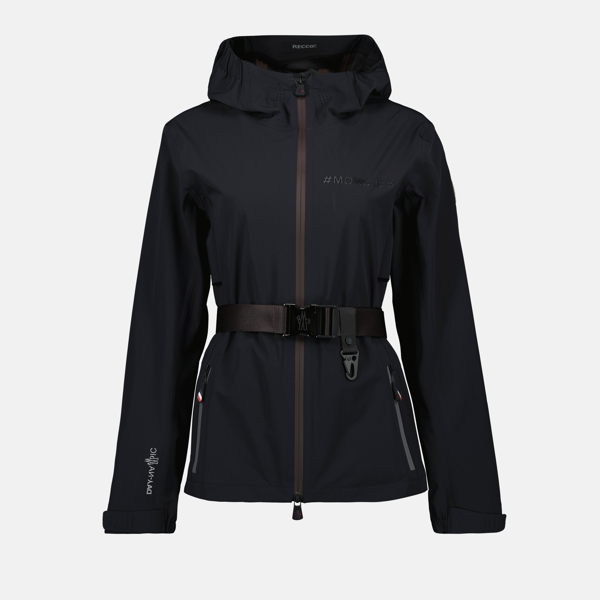 Manteaux Veste imperméable Fex Moncler Grenoble Noir Femme