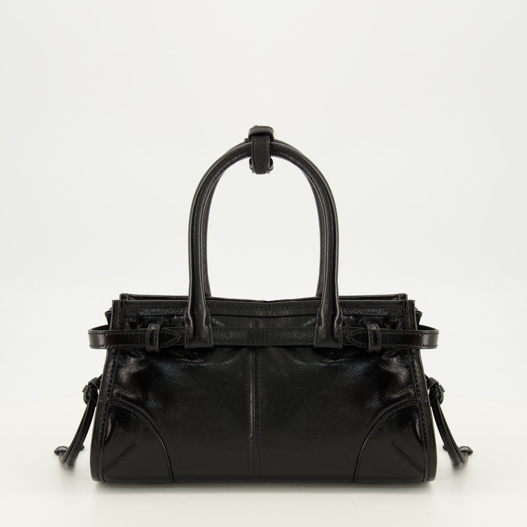 Sacs à main et épaule Mini Bonnie Leather Bag em Preto Prada Noir Femme