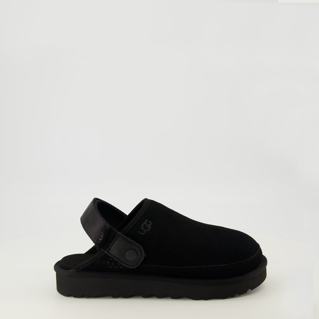 Image of the Ugg GoldenCoast II black clogs for men - Spring-Summer 2026 season - Right side view