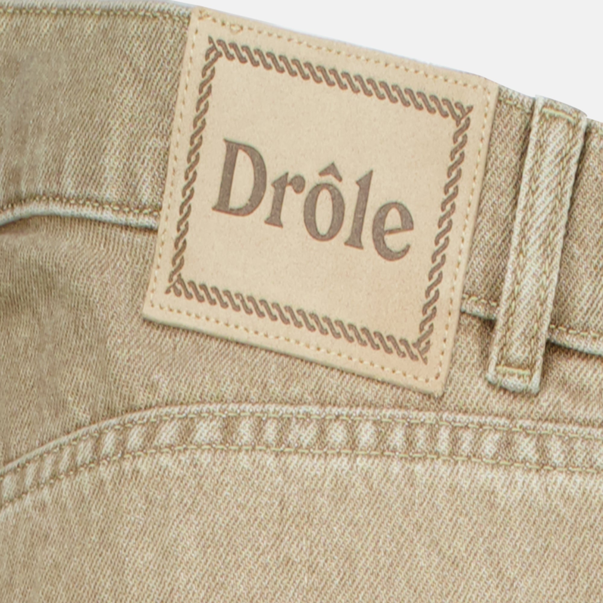 Pantalons Jean em Denim Caqui Drole De Monsieur Beige Homme