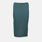 Jupes Jupe rayé Prada Vert Femme
