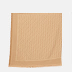 Imagem do xale FF em seda e lã da marca Fendi para Mulheres - Temporada Outono-Inverno 2025 - Vista Detalhada_2