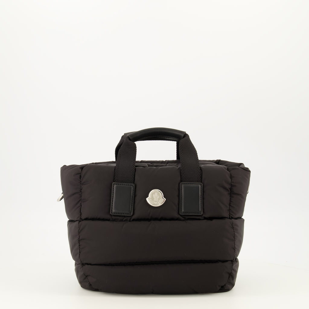 Sacs à main et épaule Borsa Mini Tote Caradoc in Nylon Nero Moncler Noir Femme