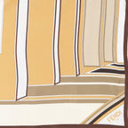 Écharpes, foulards et gants Carré de soie Fendi Marron Femme