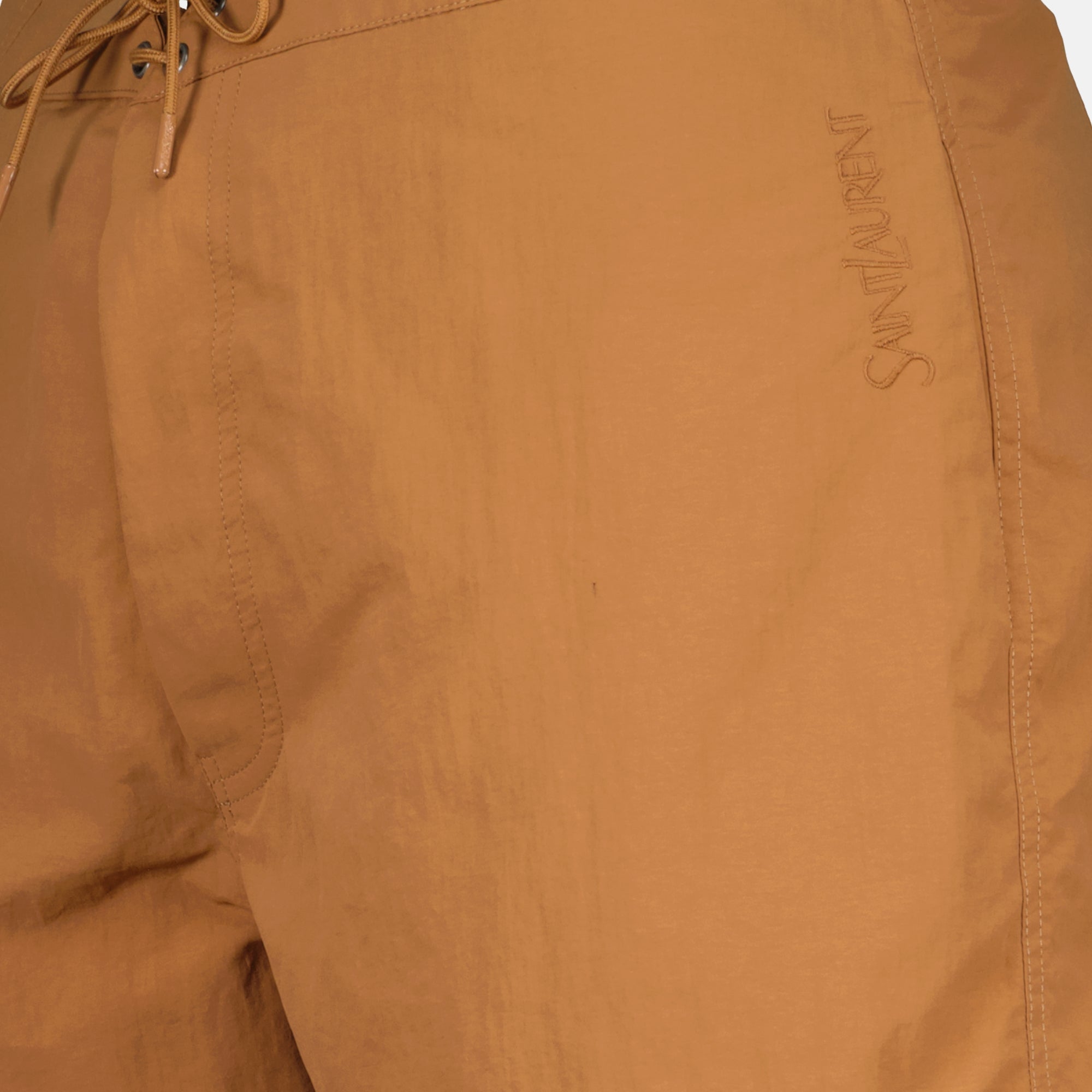 ビーチウェア 水着ショーツ Saint Laurent 茶色 Homme