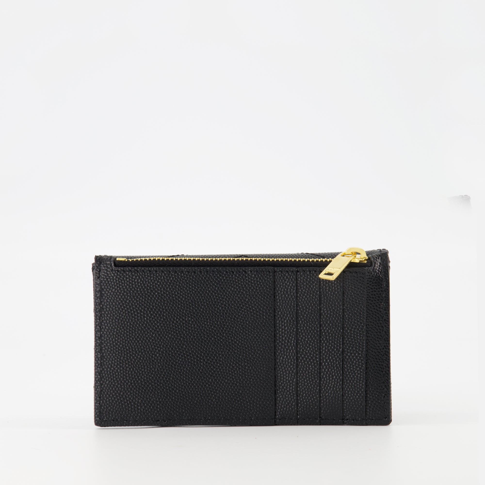 Small leather goods Cassandre Fragments Card Holder Saint Laurent Black Femme
