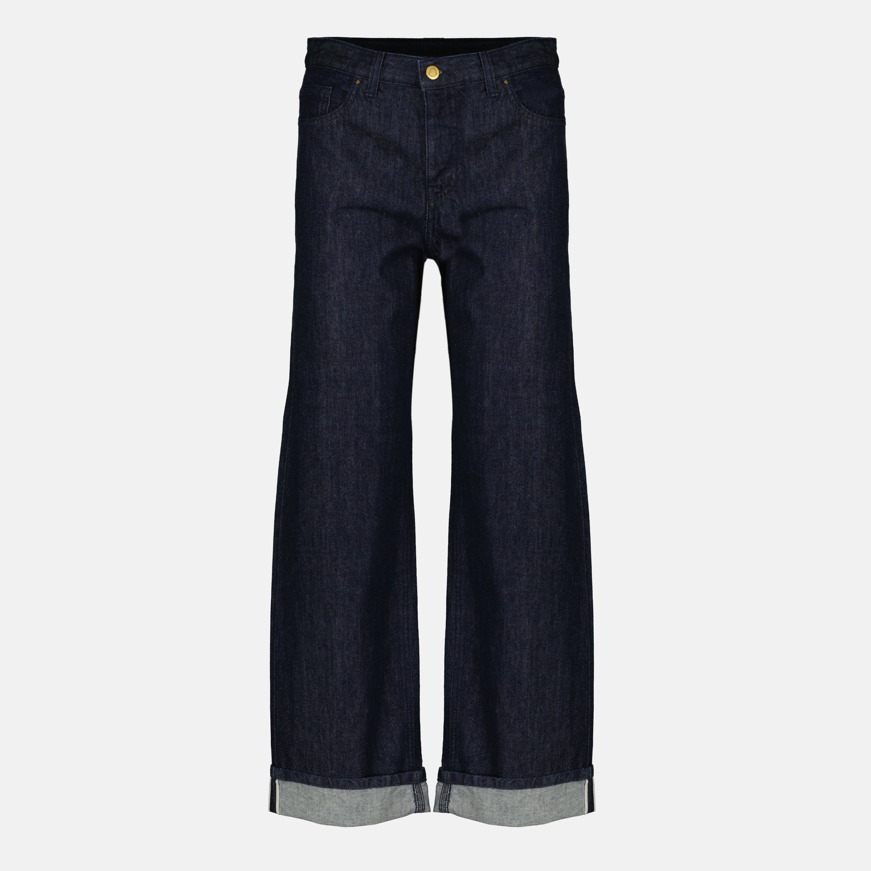 Pantalons 블루 진 Moncler Bleu Femme