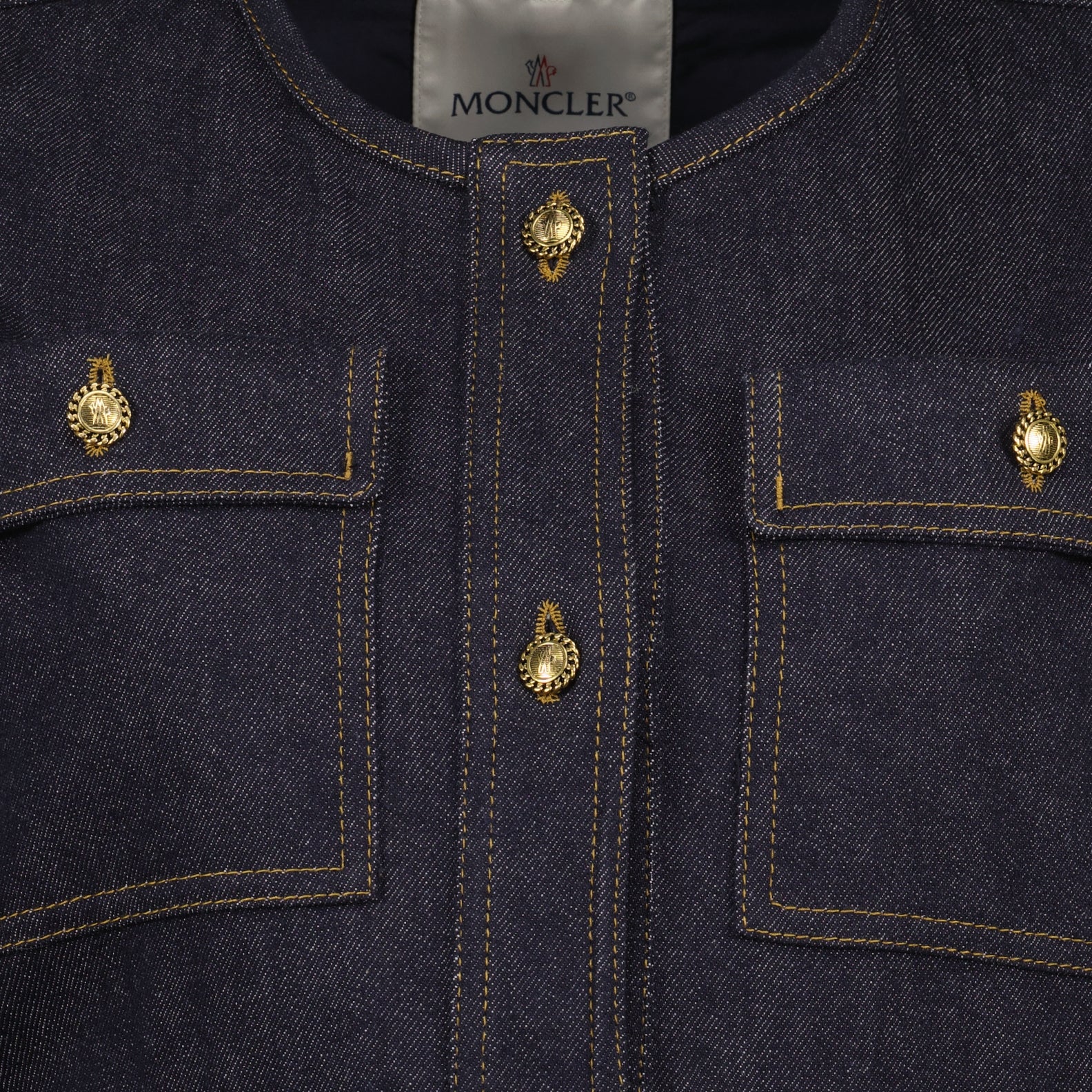 Vestes Veste en jean Tencin Moncler Bleu foncé Femme