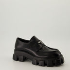 Mocassins Mocassins Monolith Prada Noir Homme