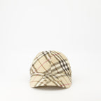Hats, caps and beanies Check Cap Burberry Beige Unisex