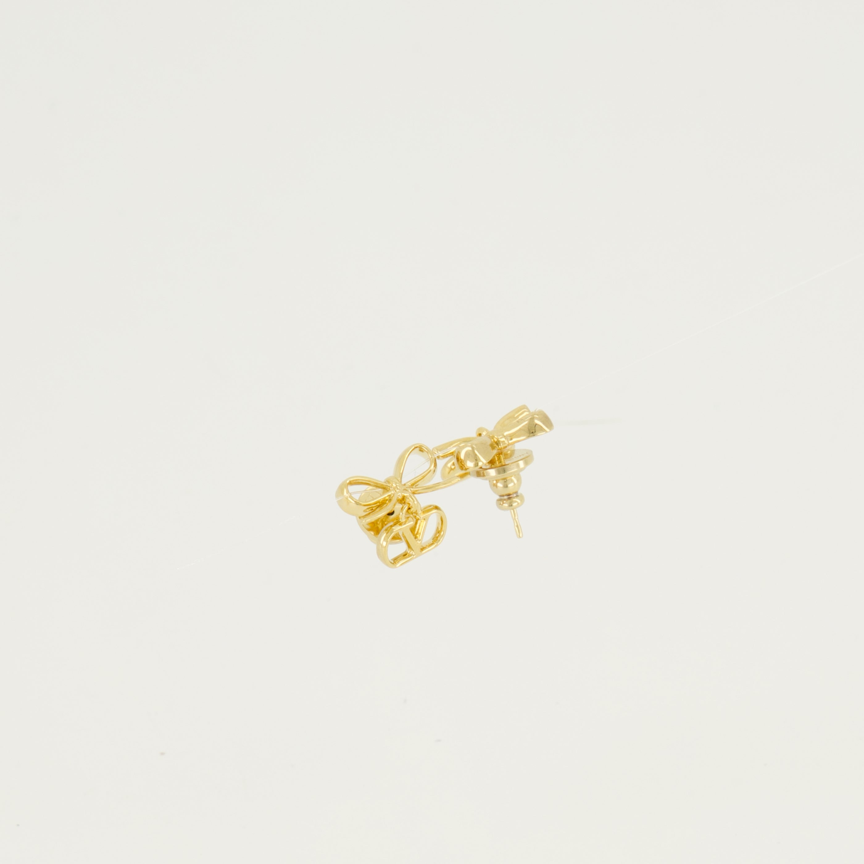 Bijoux Brincos VLogo Dourados Valentino Garavani Doré Femme