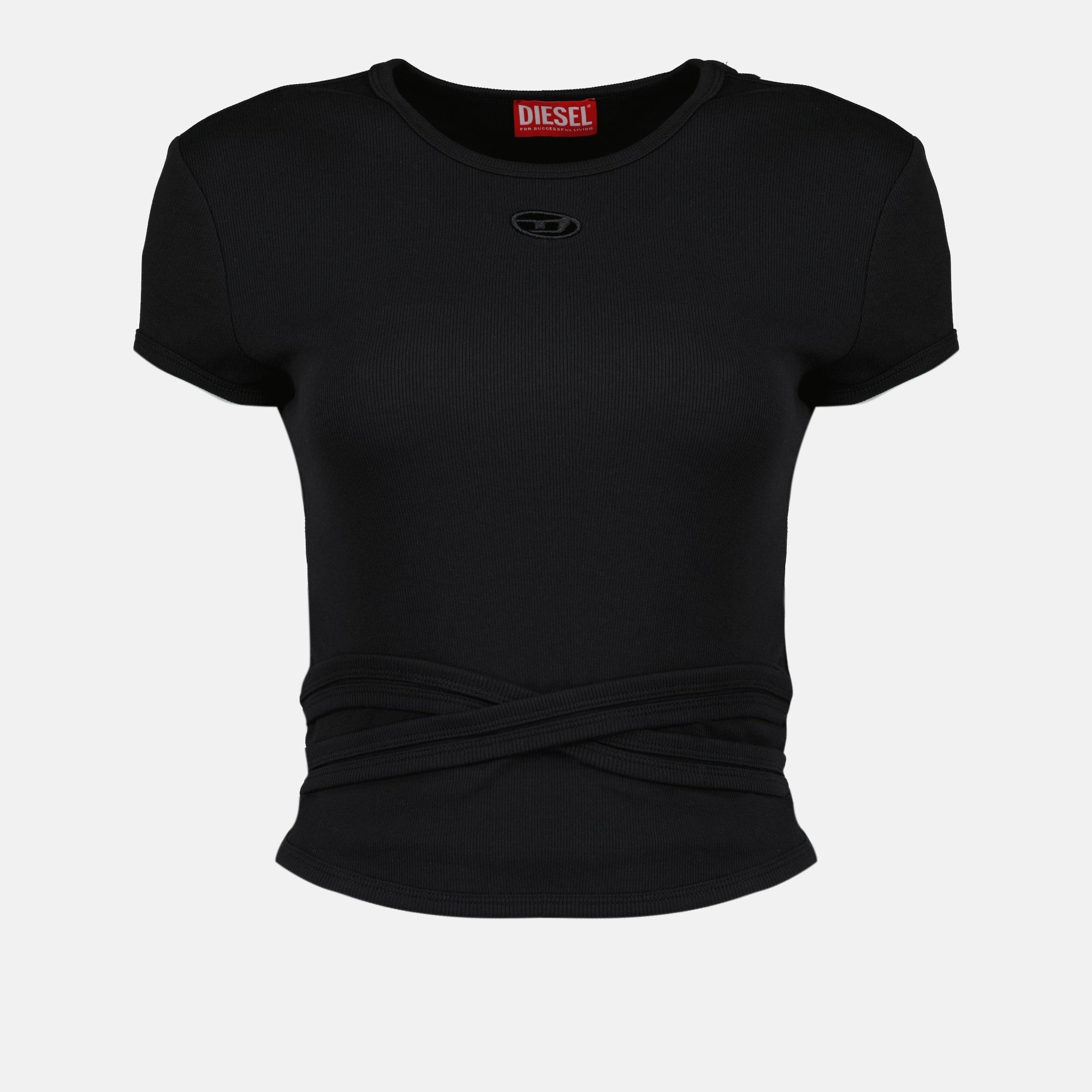 Image de l'article Top T-Bunny tail noir de la marque Diesel pour Femme - Saison Printemps-Été 2026 - Vue de Face