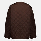 Vestes Re-Nylon gesteppte Jacke Prada Marron Femme