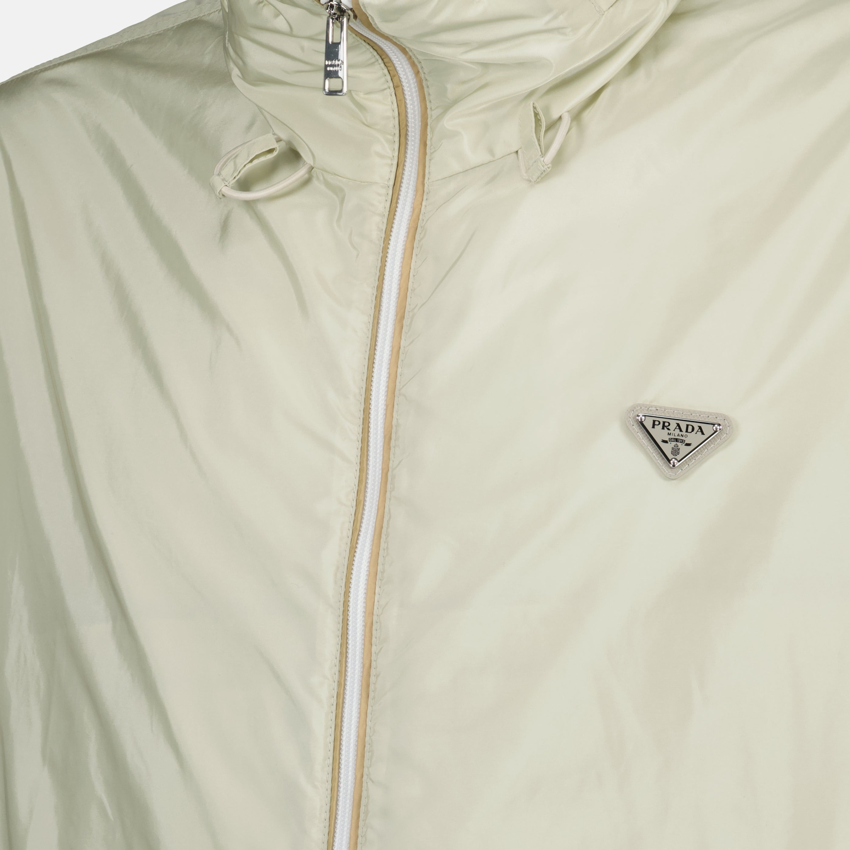Vestes Beige Re-nylon Jacket Prada Beige Homme