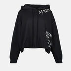 Sweatshirts Numeric Hoodie Mm6 Schwarz Femme