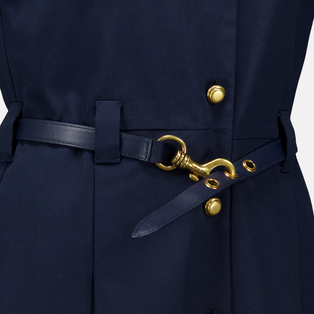 Robes Navy Blau Kurzes Kleid Miu Miu Bleu foncé Femme