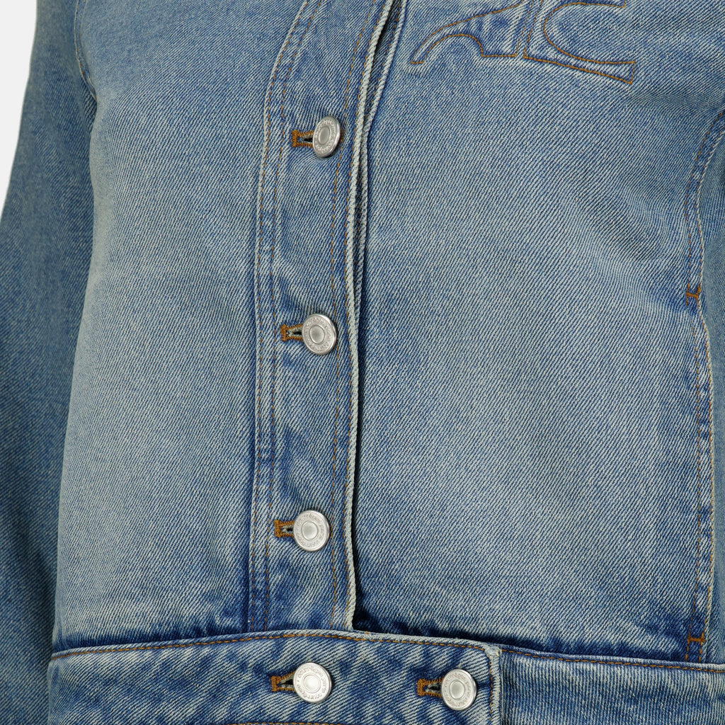 Vestes Chaqueta Denim Reissue Courrèges Bleu Femme
