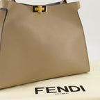 Sacs à main et épaule Grande mala de pele bege Fendi Way Fendi Beige Femme