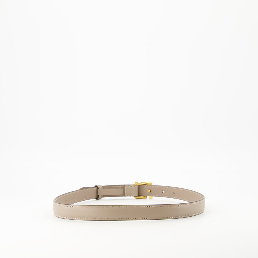 Cintos Cinto FF Fendi Bege Femme