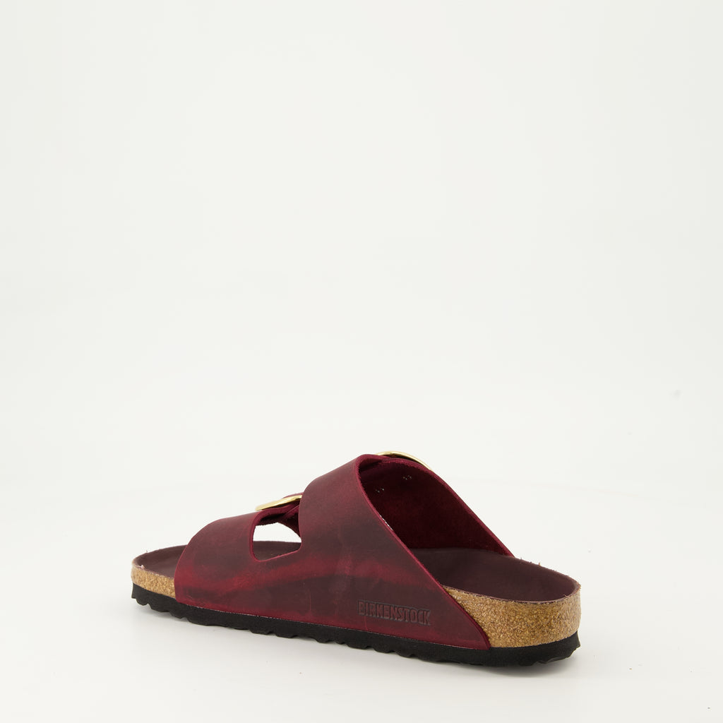 Zapatos abiertos Claquettes Arizona Birkenstock Burdeos Femme