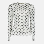 Imagen del artículo Top Jersey Moon para mujer de la marca Marine Serre - Temporada Otoño-Invierno 2025 - Vista Frontal