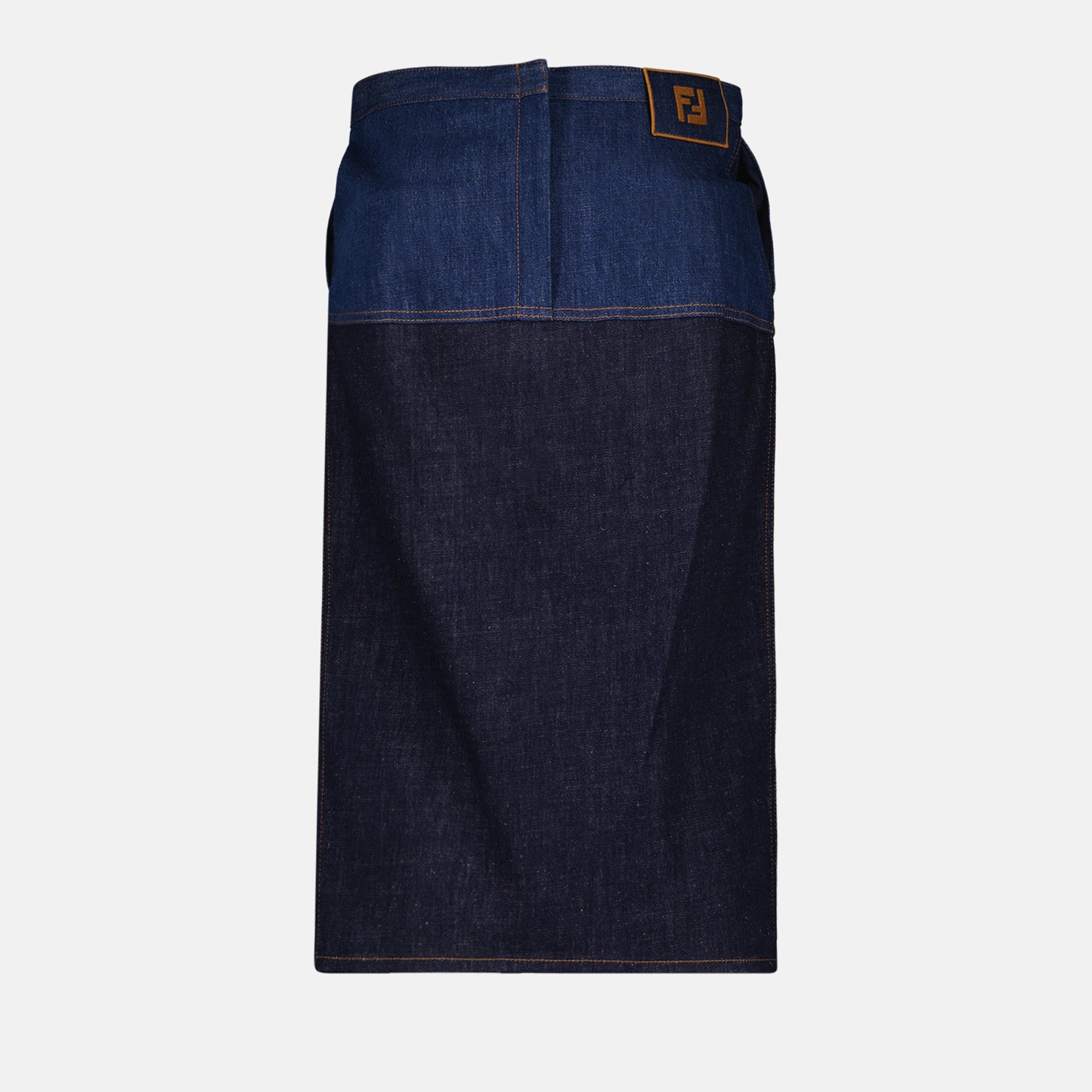 Jupes Jupe en jean Fendi Bleu foncé Femme