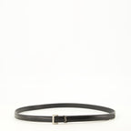 Ceintures Cinturón Slim Cassandre Negro Saint Laurent Noir Femme
