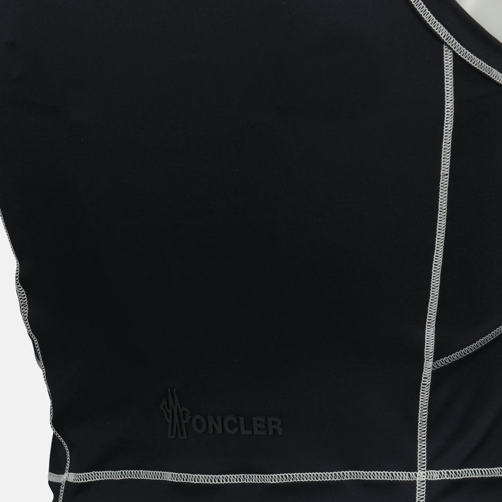 Tops Brassière à logo Moncler Grenoble Noir Femme