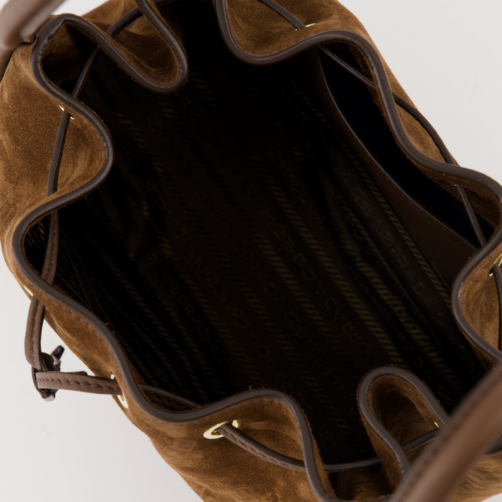 Image de l'article Mini sac seau Darling de la marque Prada pour Femme - Saison Automne-Hiver 2025 - Vue détaillée_3