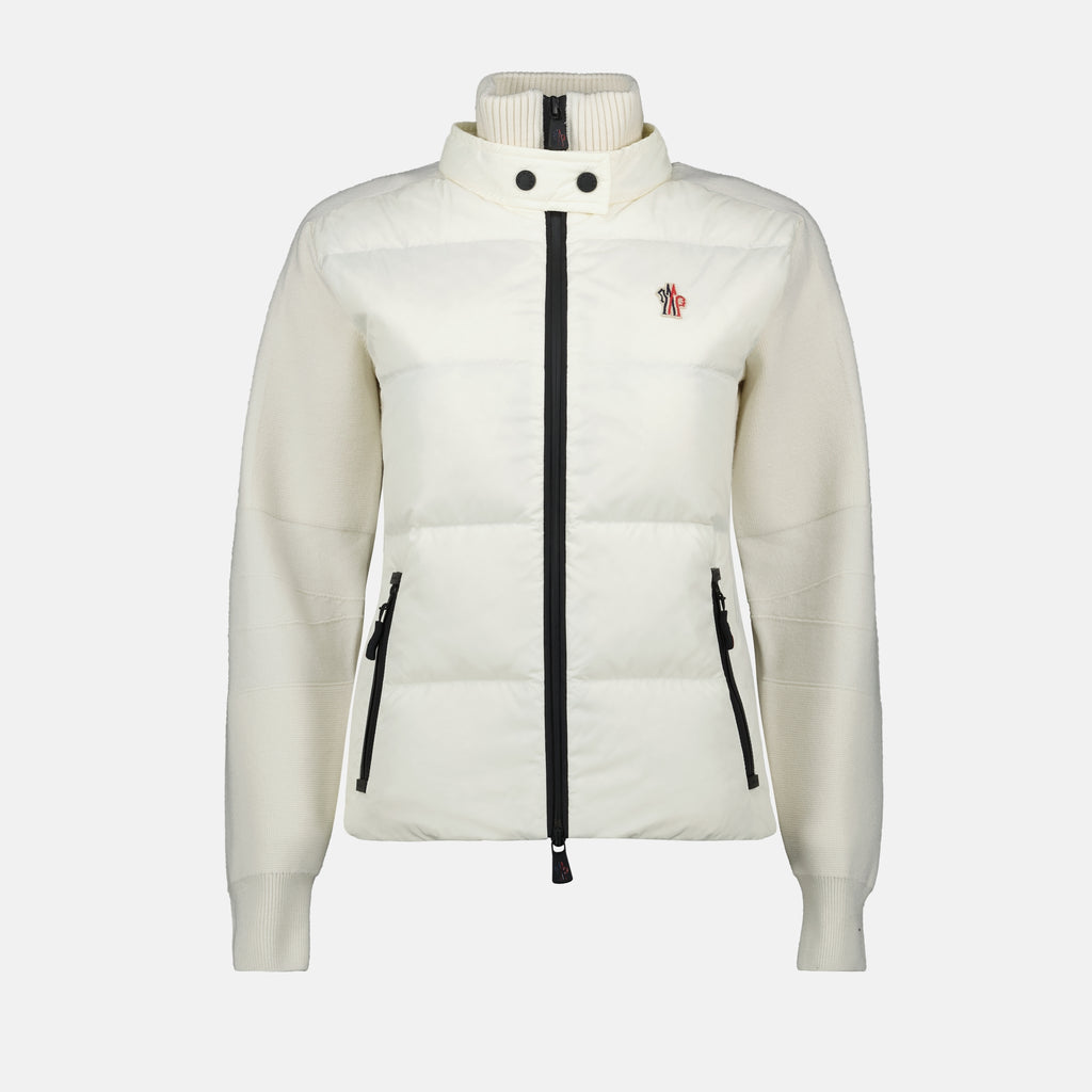 Vestes Cardigan matelassé Moncler Grenoble Blanc Femme