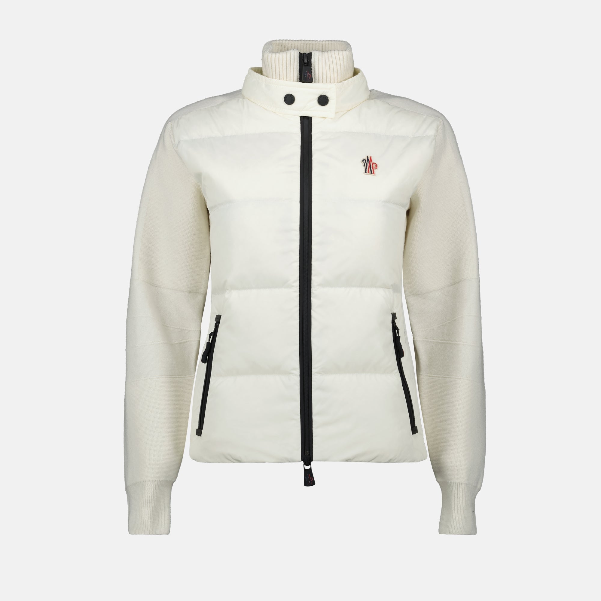 Vestes Cardigan matelassé Moncler Grenoble Blanc Femme