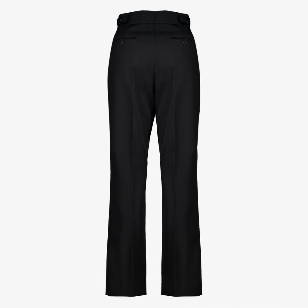 Pantalons Pantalon noir en gabardine Prada Noir Femme
