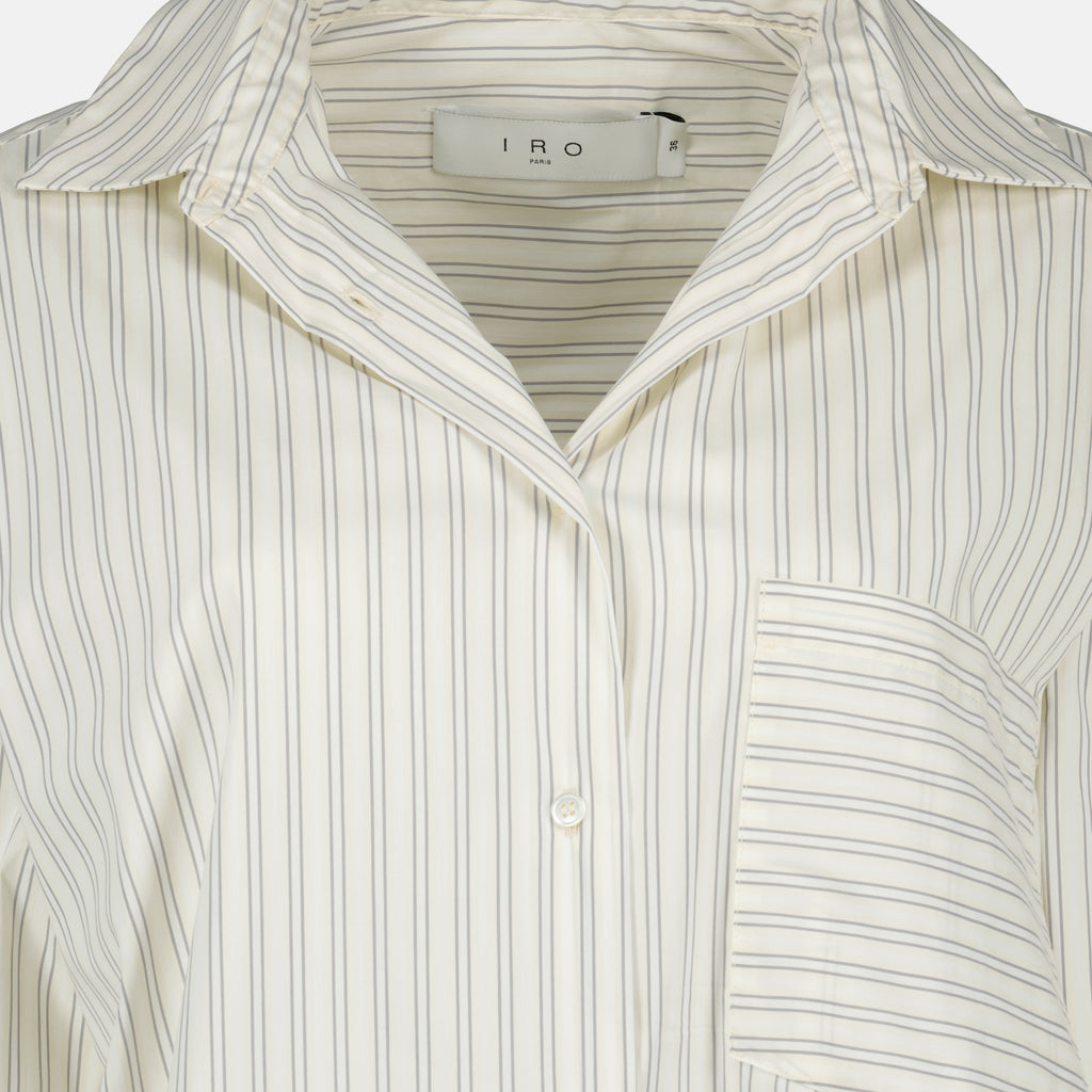 Chemises Camicia Striped Oversized Iro Beige Femme