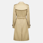 Manteaux Beige Long Heritage Trench Burberry Beige Femme