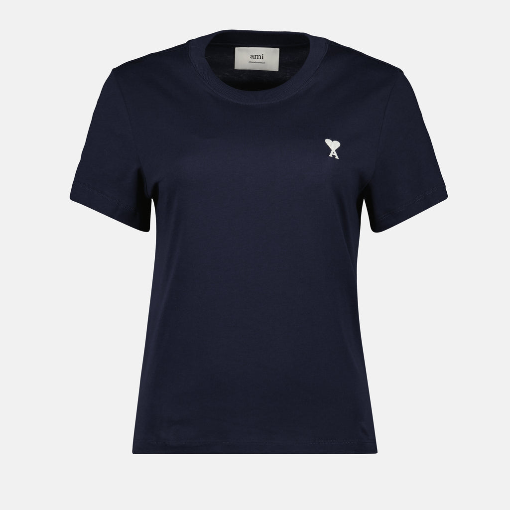 Camisetas T-shirt Ami de coeur Ami PARIS Azul escuro Femme