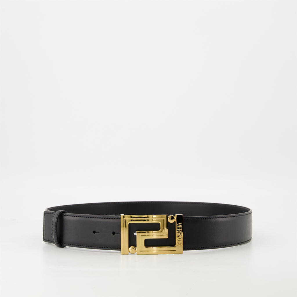 Cintos Cinto Greca Versace Preto Homme