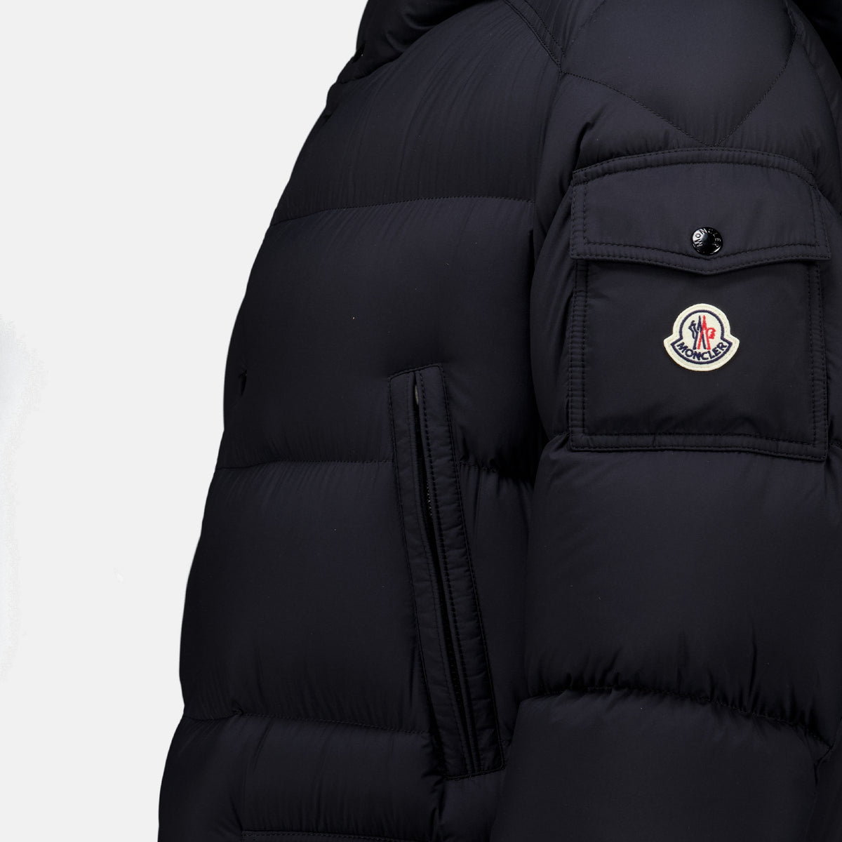 Manteaux Doudoune mi-longue Bretagne Moncler Noir Homme