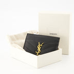 Petite maroquinerie Portafolio de tarjetas Cassandre Saint Laurent Noir Femme