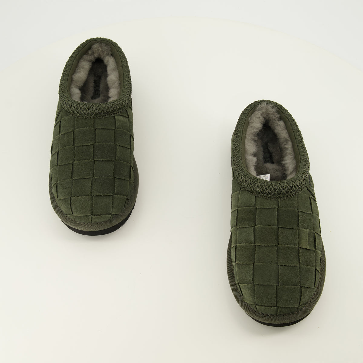 Chaussures ouvertes Mules Tasman tissé kaki Ugg Kaki Homme