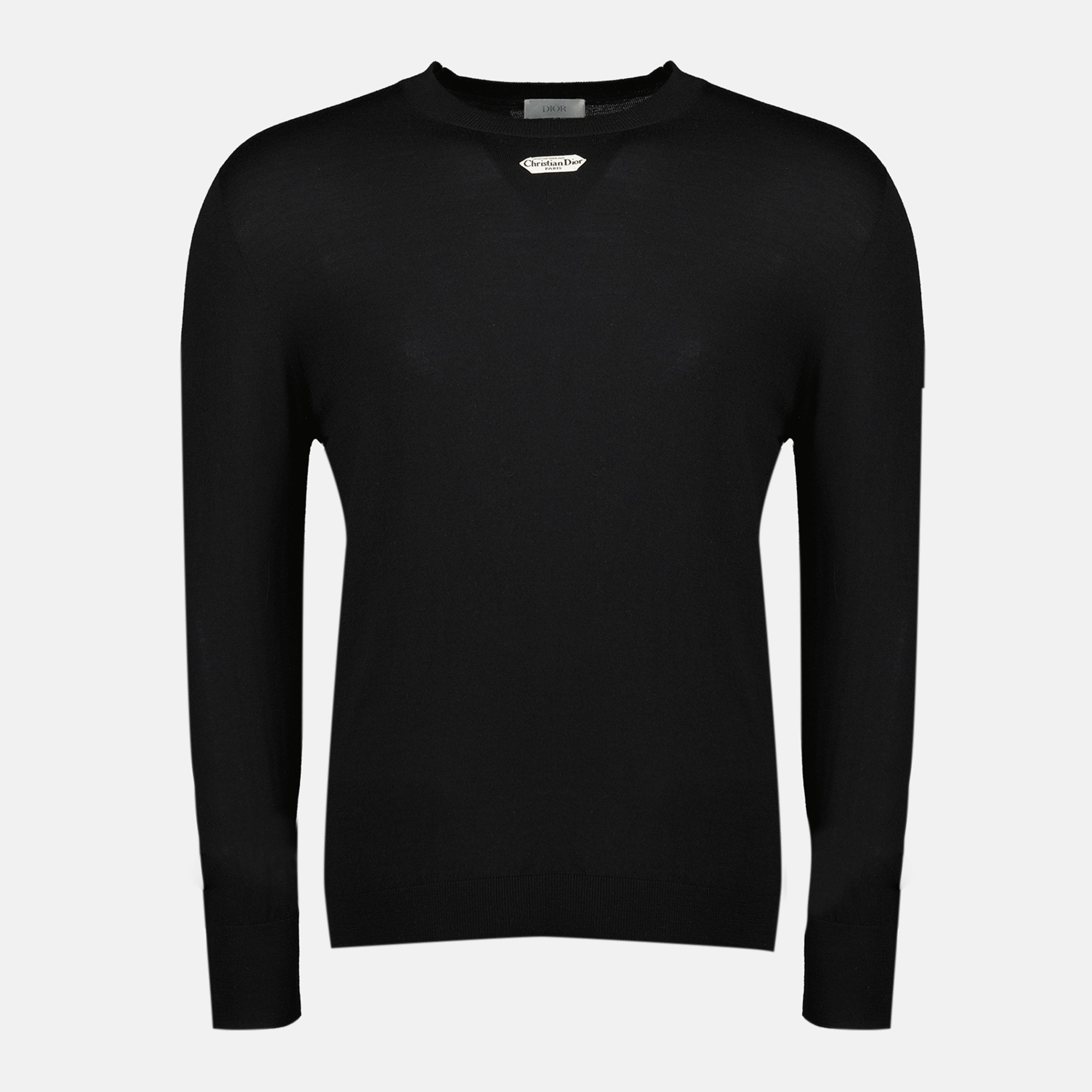 Immagine dell'articolo Maglione con etichetta nera del marchio Dior per Uomo - Stagione Autunno-Inverno 2025 - Vista Frontale