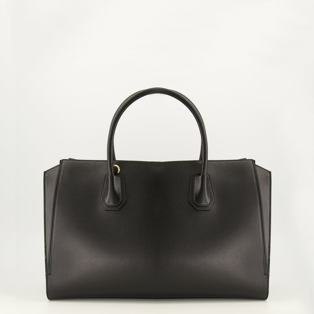 Sacs cabas Bolso Antigona Catchall Mediano de Cuero Negro Givenchy Noir Femme