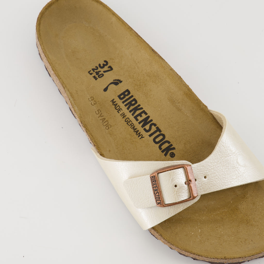 Chaussures ouvertes Sandali Madrid Birkenstock Beige Femme
