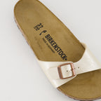 Chaussures ouvertes Sandali Madrid Birkenstock Beige Femme