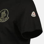 Image of the Moncler brand logo T-shirt for Men - Autumn-Winter 2025 - Detailed View_1