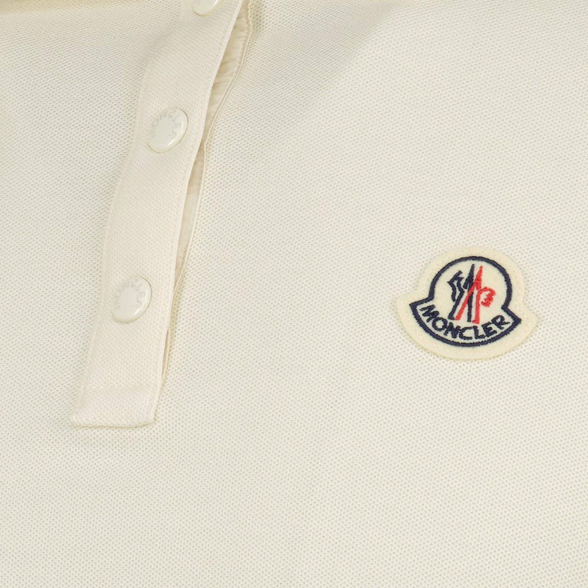 Polos Logo Polo Moncler Beige Femme